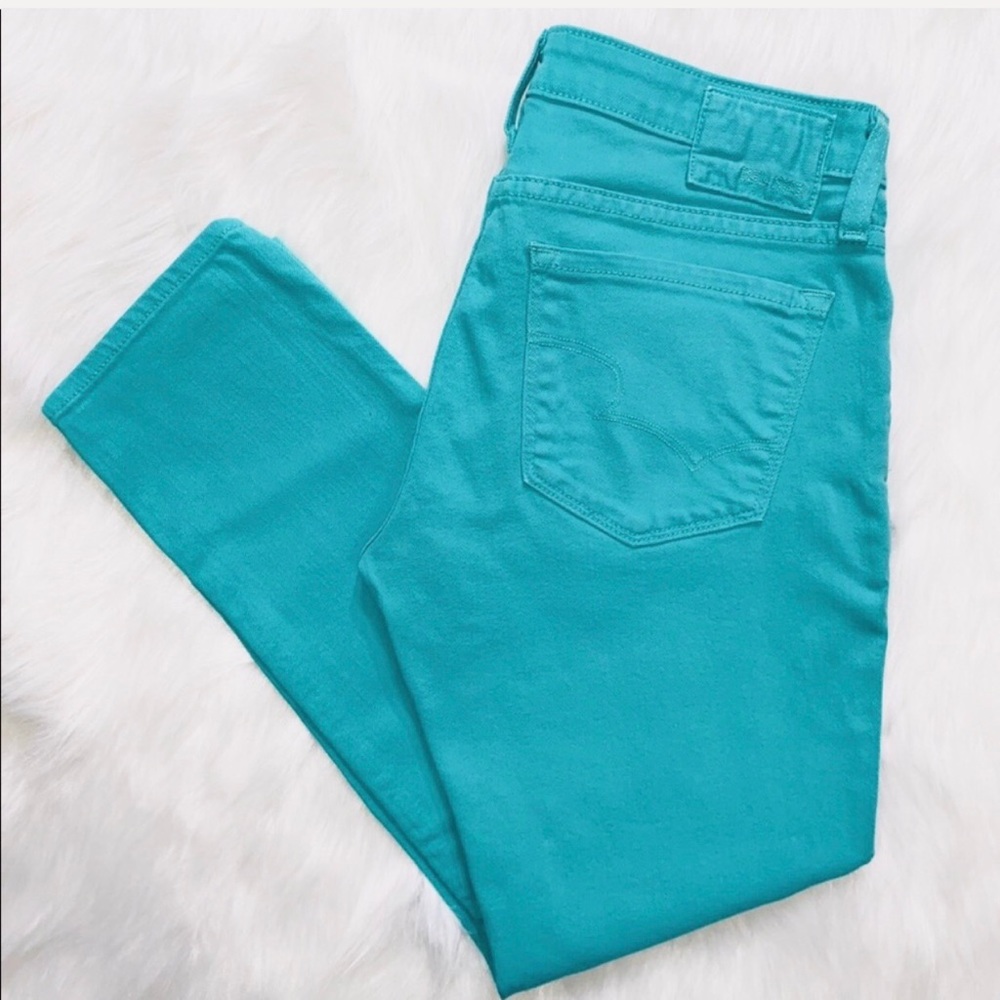 Big Star Colored Denim Cropped Jeans